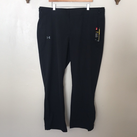 NEW Under Armour Women's UA Storm Rain Waterproof Pants Black. XXL - Picture 3 of 11